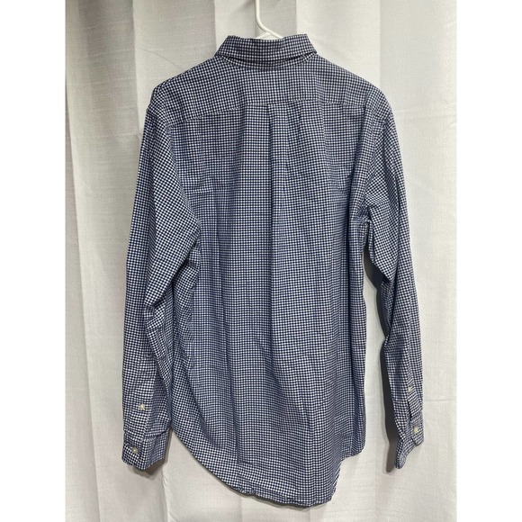 Ralph Lauren Button Up Long Sleeve Shirt Size Large White‎ Blue - Picture 4 of 5